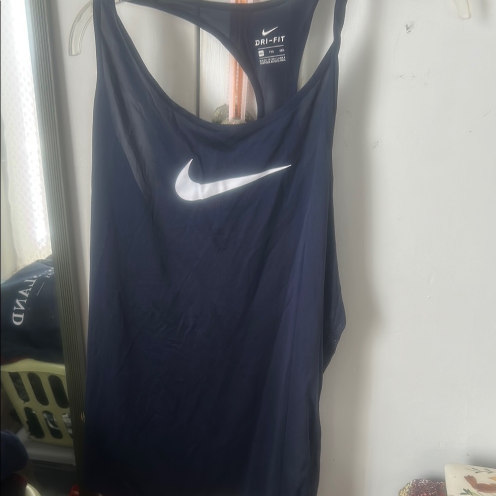 Nike Navy Blue Dri-FIT Tank Top